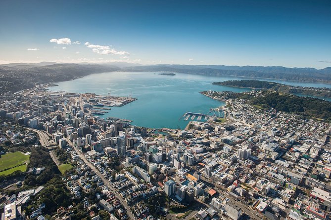 15-Minute Wellington Harbour Helicopter Flight - What you see over Wellington Harbour: Cook Strait and Matiu Somes Island