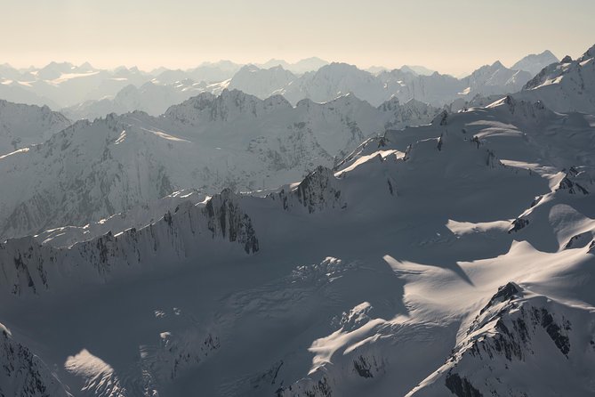 55 minute Grand Circle Ski Plane - Grand Plateau, Hochstetter Icefall, and Plateau Hut views