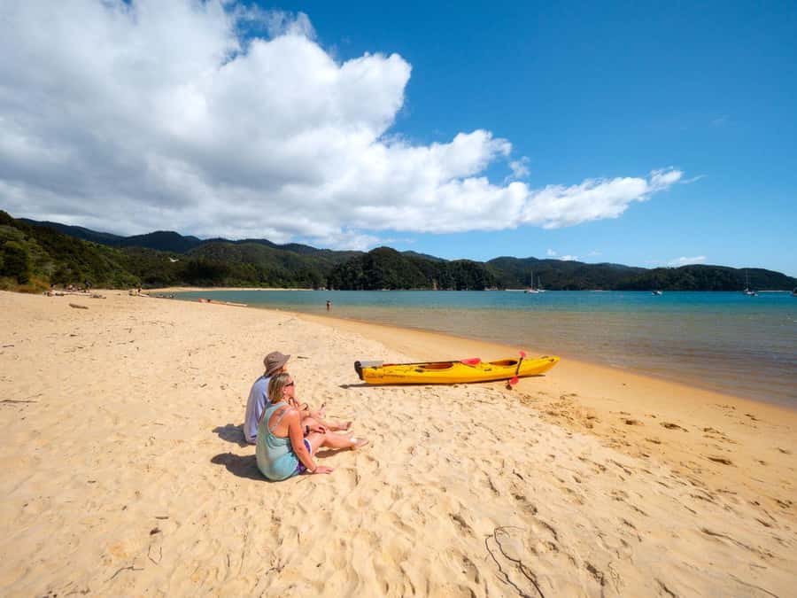 Abel Tasman National Park: Cruise, Kayak, & Hike Tour - Power catamaran cruise, Split Apple Rock, and the smooth approach to kayaking