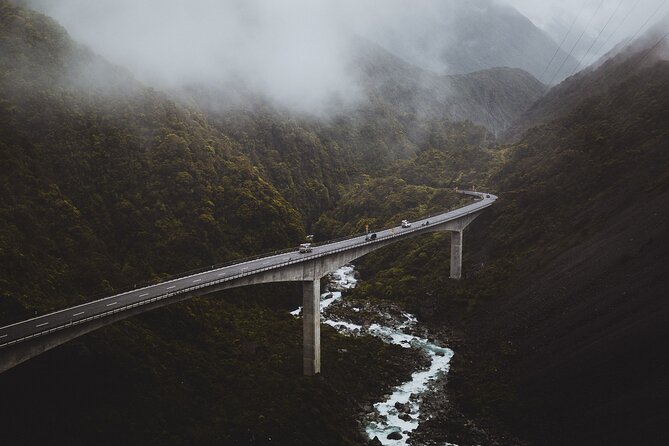 Arthur’s Pass Tour From Christchurch With Jet Boat & TranzAlpine - Death’s Corner at the Otira Viaduct lookout