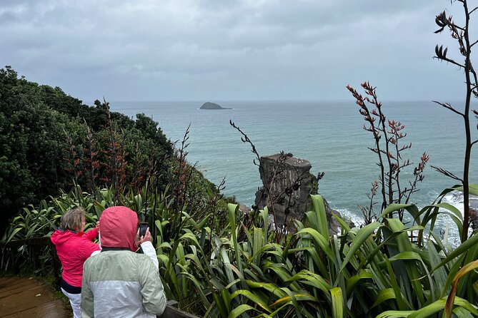 Auckland City and West Coast Black Sand Beach Full Day Tour - Mount Eden and Bastion Point, The Viewpoint Warm-Up