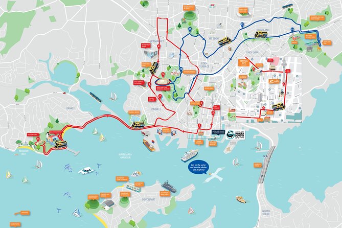 Auckland Explorer: Sightseeing Hop-on Hop-off Tour - Bastion Point and the waterfront side: viewpoints that reward the effort