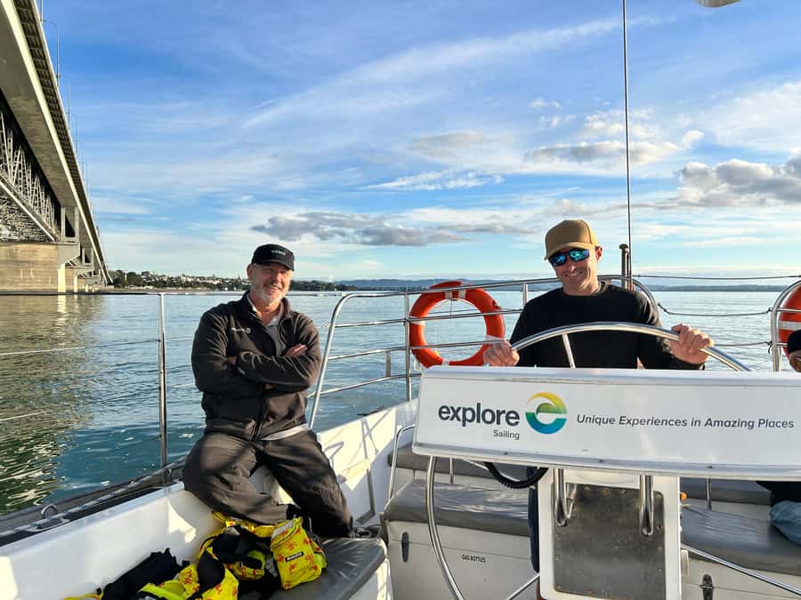 Auckland Harbour 1.5-Hour Sailing Cruise - Taking the Helm and Helping Trim the Sails