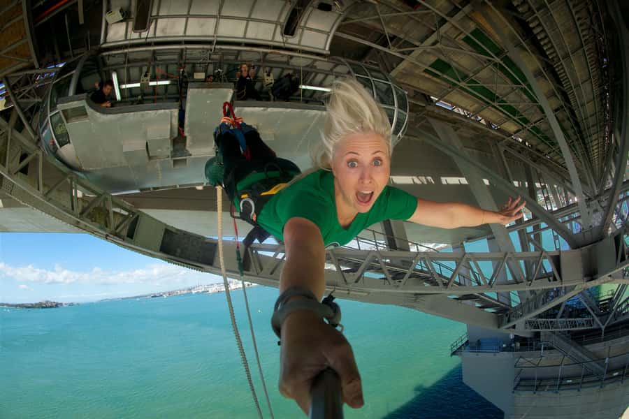 Auckland Harbour Bridge Climb & Bungy Combo - Check-in, gear up, and get into the rhythm before you climb