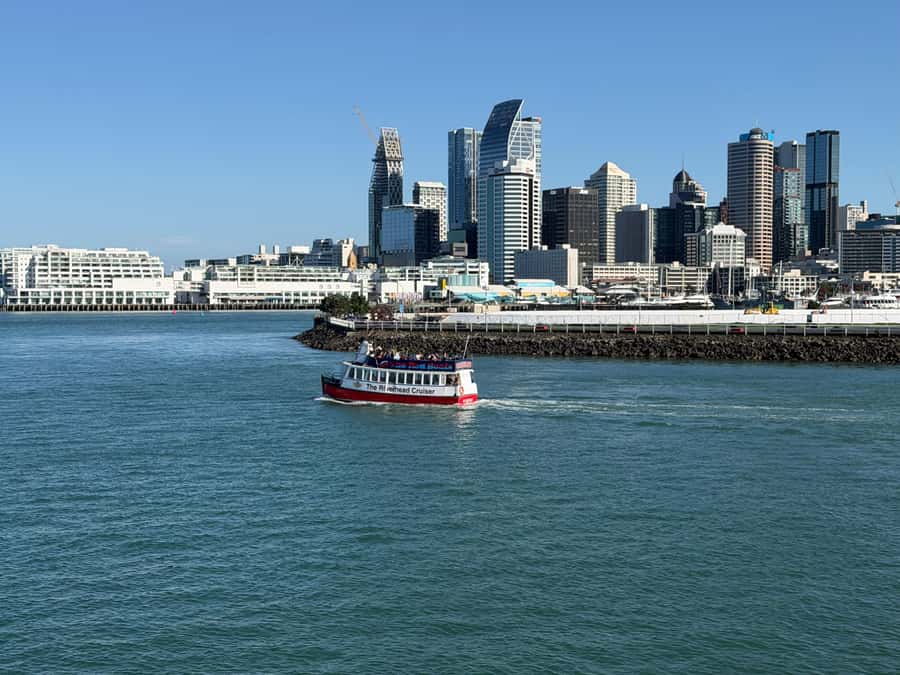 Auckland: Scenic Wine and Cheese Harbour Cruise - Z Pier Westhaven Marina: your simple starting point for Auckland Harbour