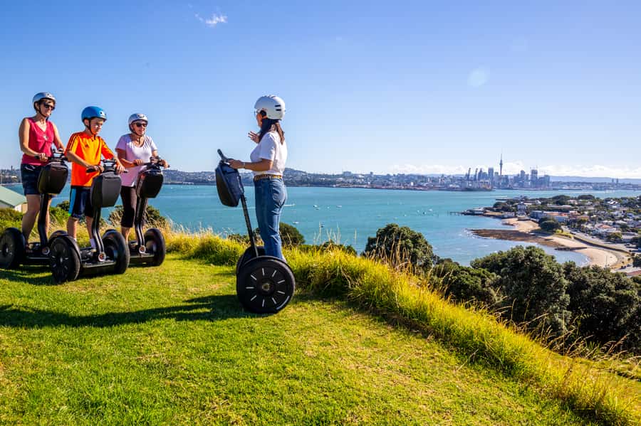 Auckland: Segway to North Head Volcano Summit - Gliding to Maungauika, the volcanic cone summit, and Hauraki Gulf views