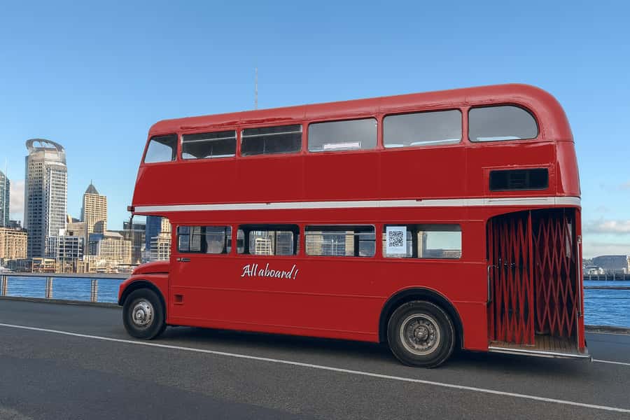 Auckland: Vintage Double-Decker Bus Sightseeing Tour - The Route in Plain English: 1.5 Hours of Pass-By Sightseeing