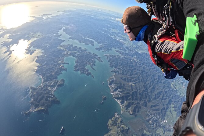 Bay of Islands: 18,000ft Skydive - Reading the Aerial Route: 144 Islands, Paihia, Russell, Waitangi, and More