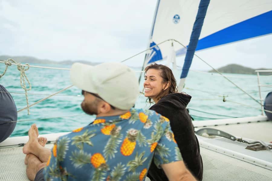 Bay of Islands: Day Sailing Cruise with Island Stop & Lunch - Small-group comfort on a catamaran: beanbags, saloon, and space that matters