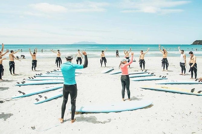 Beginner Surf Lesson at Te Arai Beach - Beach basics to paddling, learning the skills in the right order