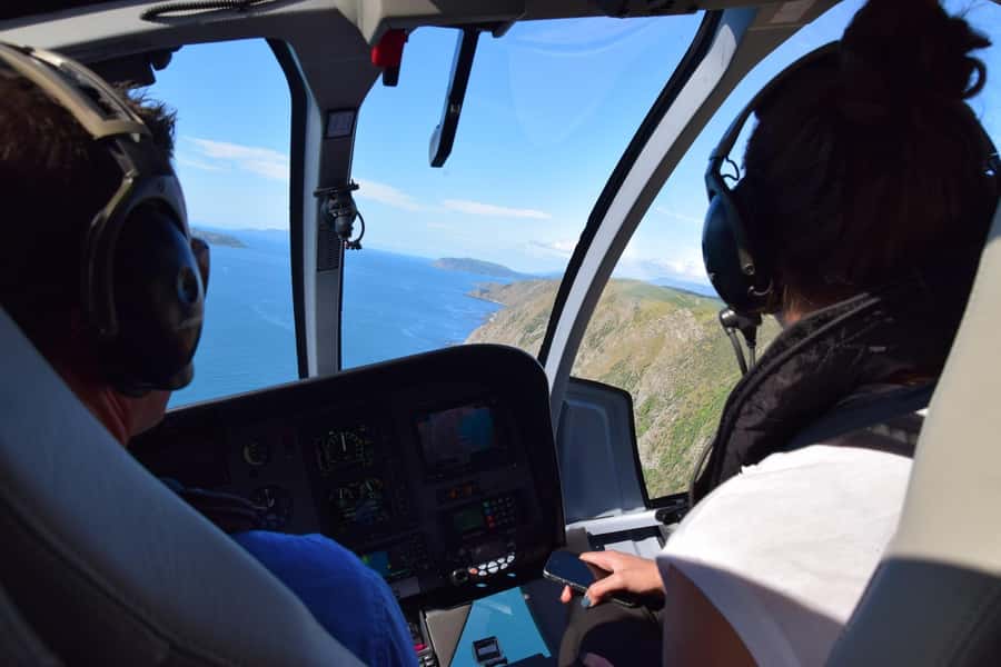 Christchurch: 20-Minutes City Helicopter Flight - Avon River and the botanical gardens, seen like a satellite photo