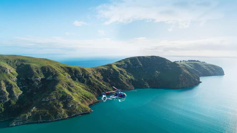 Christchurch: 20-Minutes City Helicopter Flight - The return leg: estuary, coastline, Sumner, and Redcliffs