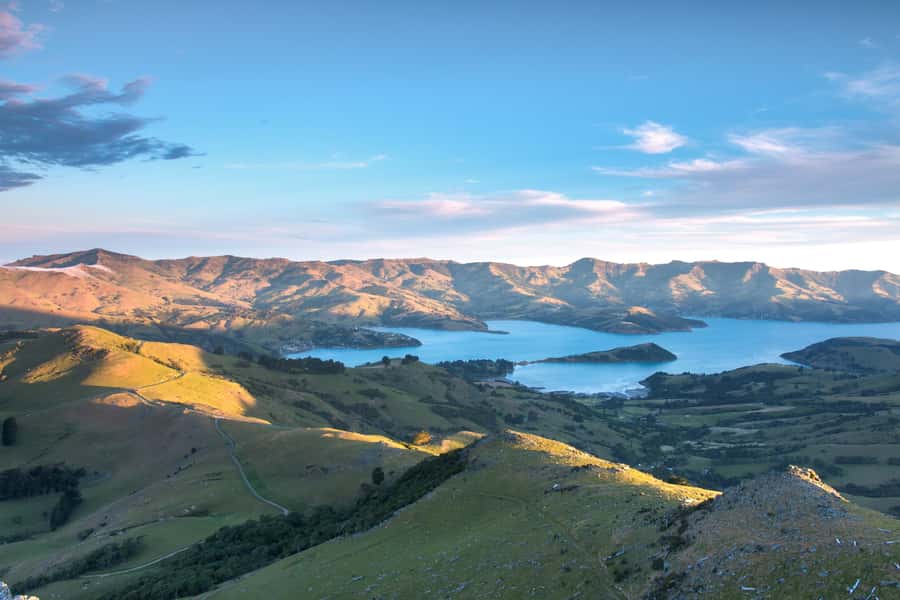 Christchurch: Akaroa and Banks Peninsula Day Trip - Giant’s House mosaics vs. a harbor nature cruise with dolphins