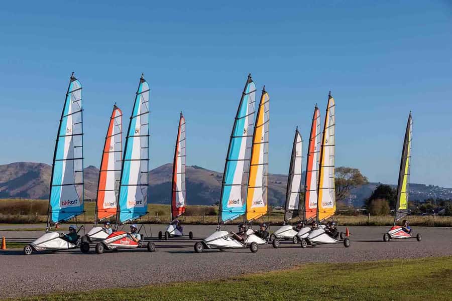Christchurch: Blokart Land-sailing - How the Canterbury winds turn the kart into motion