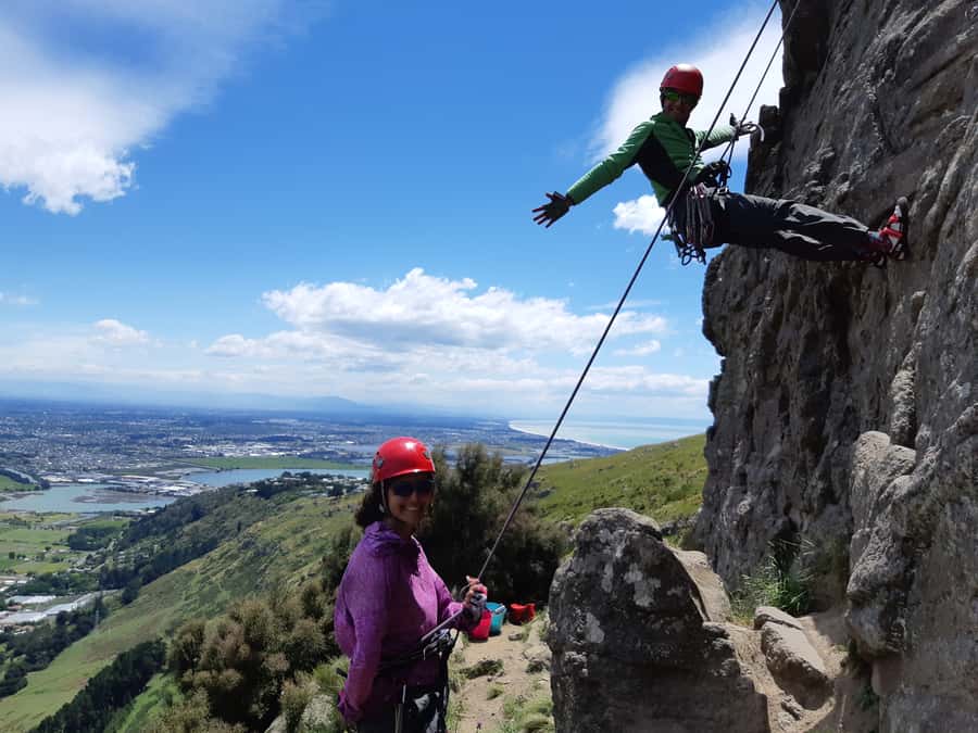 Christchurch: Full or Half-Day Rock Climbing Tour with Guide - Abseiling From the Top of the Cliff: Controlled Fun, Not a Surprise