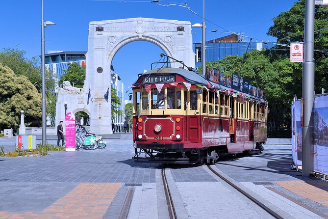 Christchurch Hop-On Hop-Off Tram - Re:START Mall, High Street, and Canterbury Museum moments