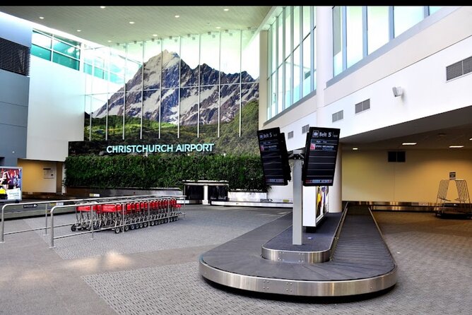 Christchurch International Airport :Airport to City Centre - Pickup at the Airport: What You Do, What the Driver Does