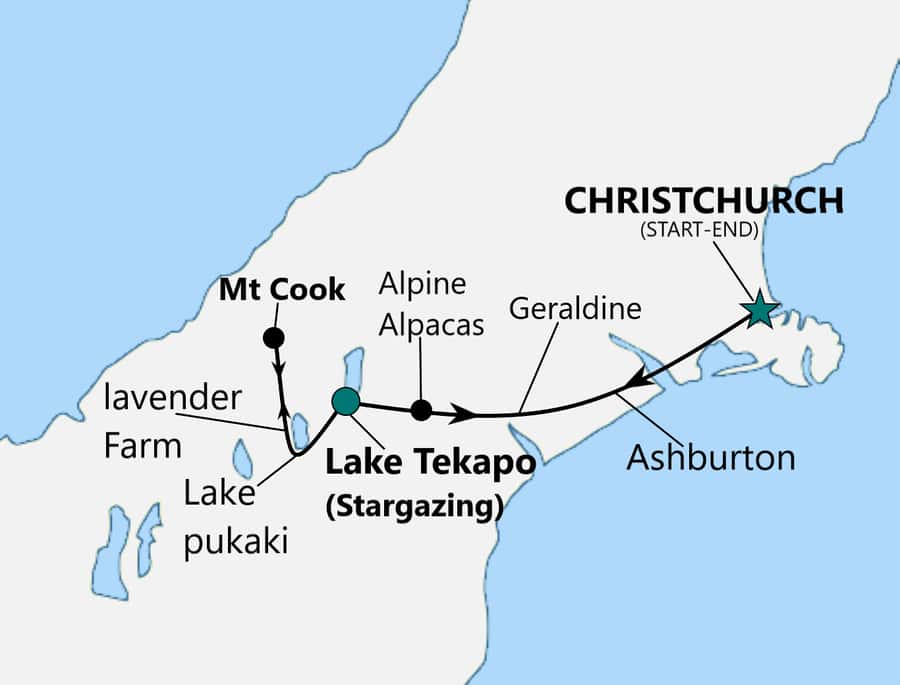 Christchurch: Lake Tekapo Stargazing & Mount Cook 2-Day Tour - Fairlie Bakehouse Pie and the Return to Christchurch