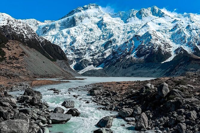 Christchurch to Queenstown One Way Tour Via Lake Tekapo & Mt Cook - Tasman Glacier and Hooker Valley Track: Short Walk, Big Reward