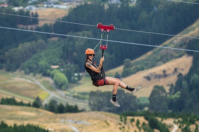 Christchurch Zipline Tour - Views over Southern Alps and the Pacific, plus that post-ride park time