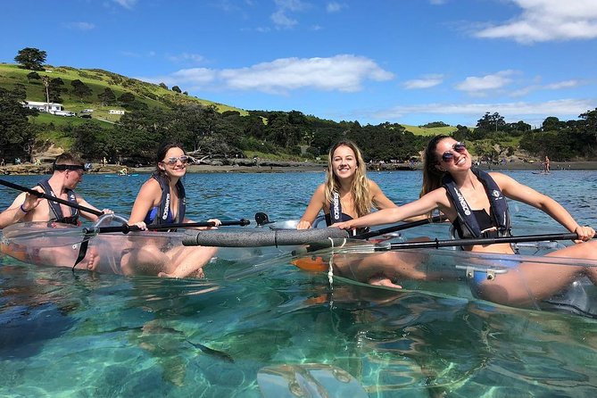 Clearyak hire at Goat Island Marine Reserve - Getting on the water, beginner support without slowing you down