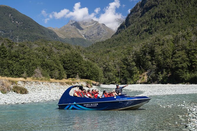 Dart River Jet Boat and Wilderness Experience - Entering Mt Aspiring National Park From the River