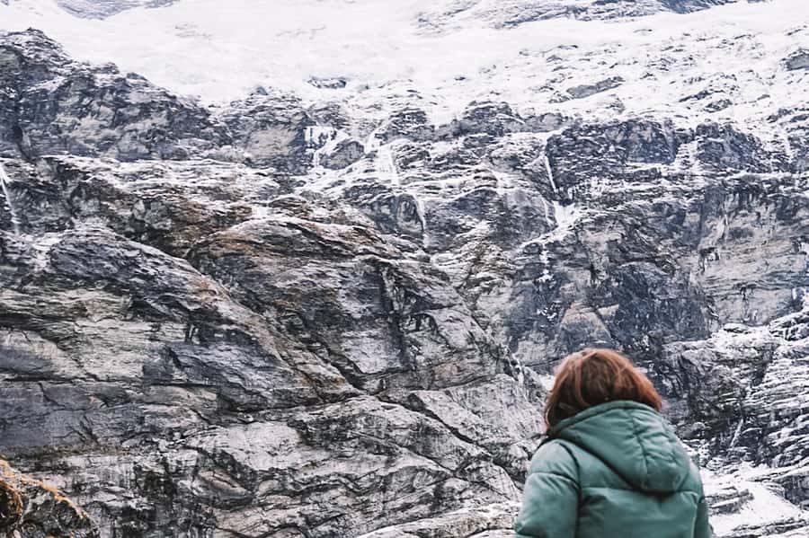 Earnslaw Burn Glacier & Waterfalls | 45 mins from Glenorchy - The Mt Earnslaw photo stop: why timing matters