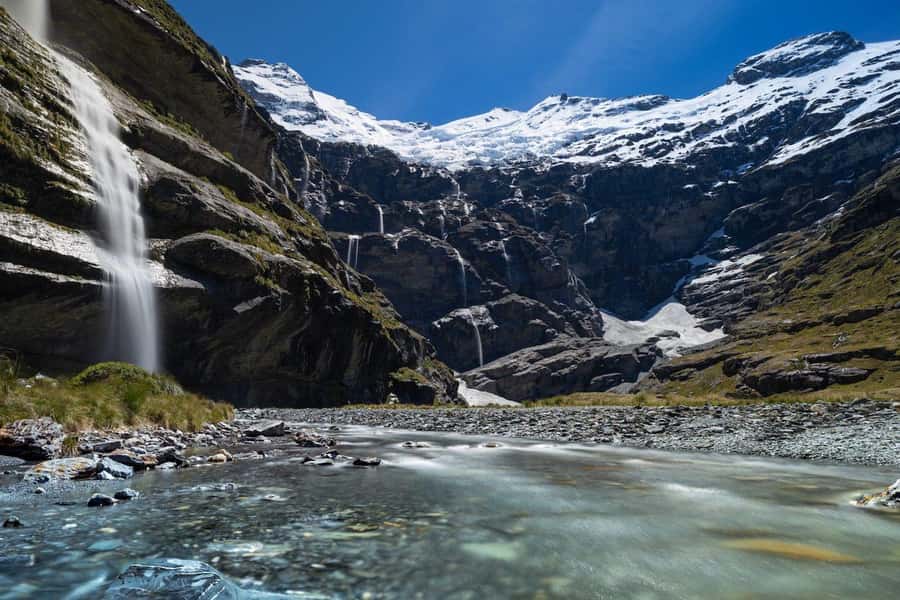 Earnslaw Burn Glacier & Waterfalls | 75min from Queenstown - Earnslaw Burn is the reason to choose this heli flight