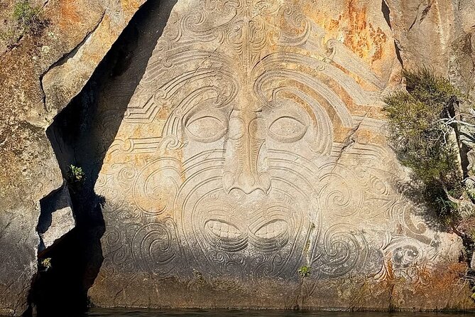 Evening Eco Sailing Adventure to Māori Rock Carvings Lake Taupō - BYO picnic on the lake, plus a complimentary drink (and an on-board bar for alcohol)