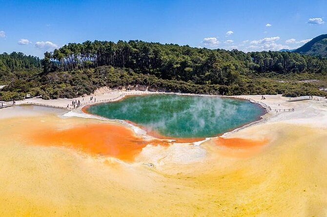 Ex Hamilton: TRIPLE DEAL Wai O Tapu, Redwood Forest & Blue Spring - Blue Spring in Putāruru: Clear Water, Bottled-Water Source