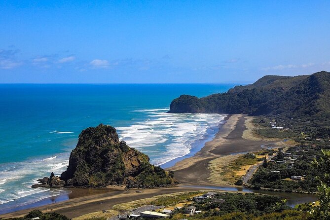 Explore West Auckland with Winery - Muriwai Beach: Black Sand, Surf Watching, and Fast Walks