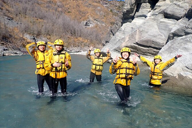 Family Adventures Rafting and Sightseeing Trip in Queenstown - Kitting up at the base: cold-water anxiety solved