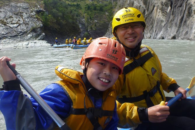 Family Adventures Rafting and Sightseeing Trip in Queenstown - On the Shotover River: class I and II rapids, with splash and play