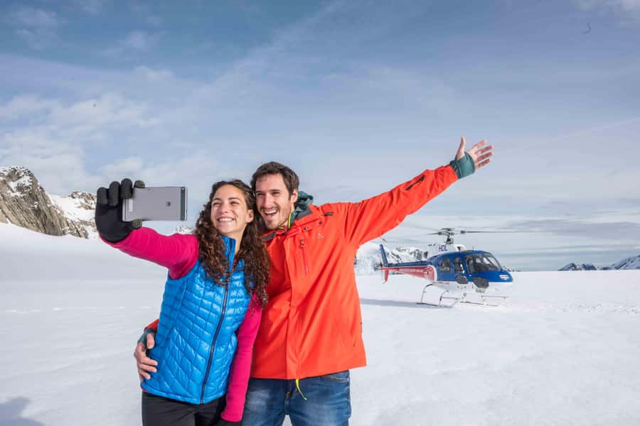 Fox Glacier and Mount Cook Helicopter Flight - The snowfield landing: what 10 minutes on the ice feels like
