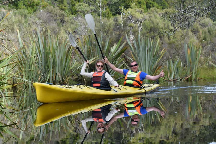Franz Josef: 3-Hour Kayak Tour on Lake Mapourika - What Gear Means for Comfort (Jacket, Gloves, Beanie, and Dry Bag)