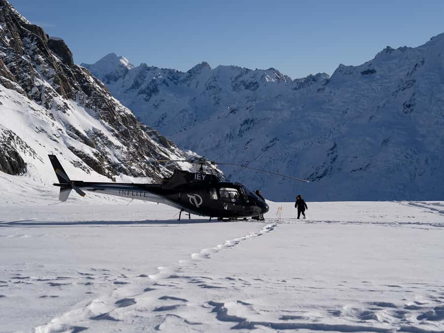 Franz Josef: 30-min Flight Franz Josef & Tasman Glaciers - The Tasman Glacier Landing: Stepping onto Ice Instead of Watching It
