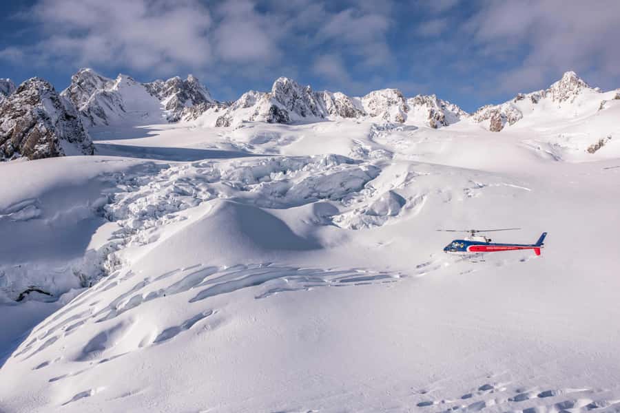 Franz Josef, Fox Glacier & Mt Cook Helicopter Scenic Flight - The 40-minute flow: takeoff, glacier flyovers, and that snow landing