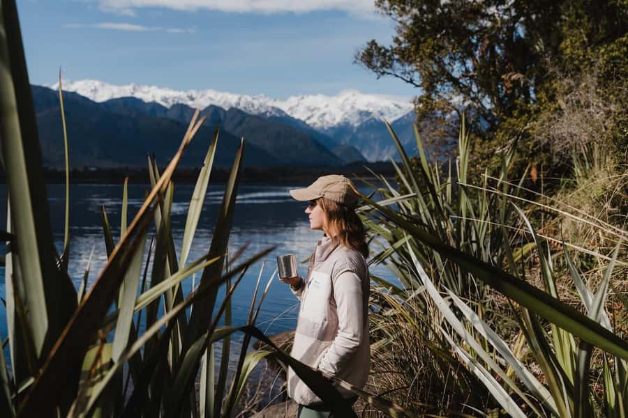 Franz Josef: Kayak & Walking Tour to Okarito Kiwi Sanctuary - From 30 Main Road to Lake Mapourika, the trip starts fast