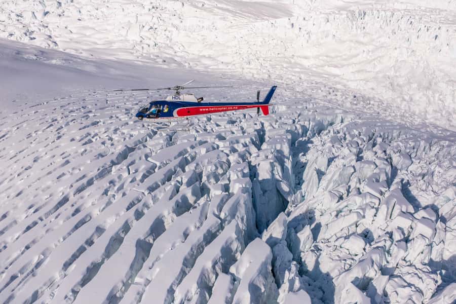 Franz Josef: Scenic Glacier Flight with Snow Landing - From Check-In at The Helicopter Line to the Helicopter Cabin