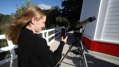 From Akaroa Lighthouse: Sungazing Tour with Two Telescopes