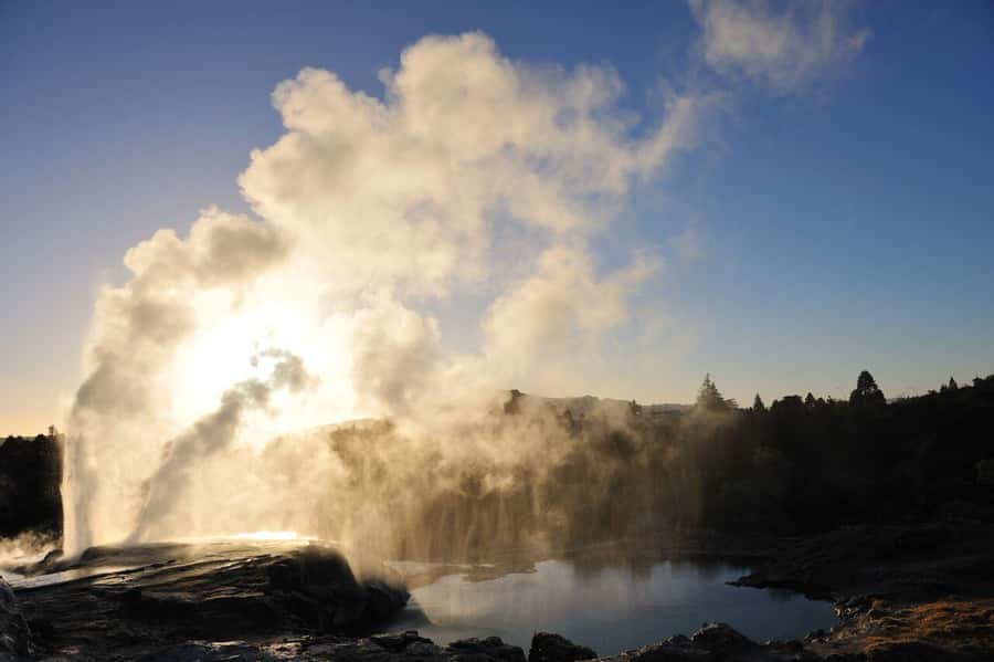 From Auckland: Waitomo Glow Worm Caves & Rotorua Tour - Waitomo Glowworm Caves: guided walk, then a river boat ride