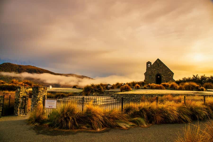 From Christchurch: Queenstown via Tekapo & Mt Cook Day Trip - High Country Salmon: the stop that adds fun, not just photos