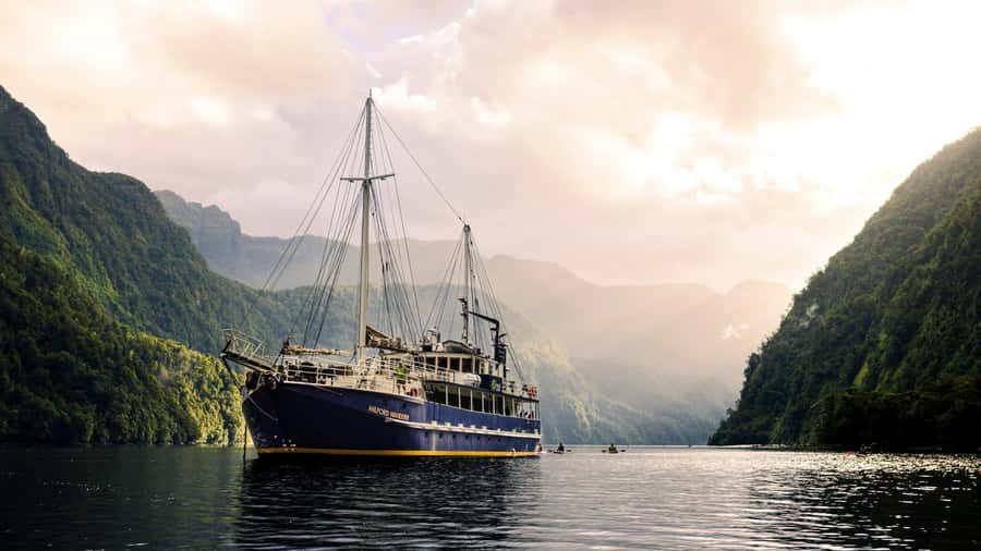 From Manapouri: Doubtful Sound Overnight Cruise - From Manapouri to Deep Cove: the journey starts long before the fiord