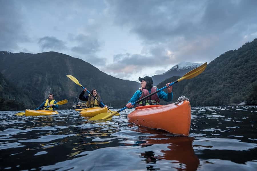 From Manapouri: Doubtful Sound Overnight Cruise - Boarding the Wanderer: decks for scenery, cabins for sleep