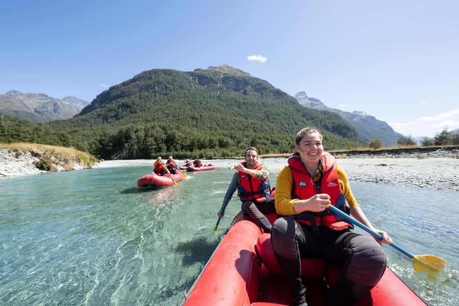 From Queenstown: Dart River Canoe & Jet Boat Day Trip - Queenstown to Glenorchy: the scenic warm-up you will actually remember