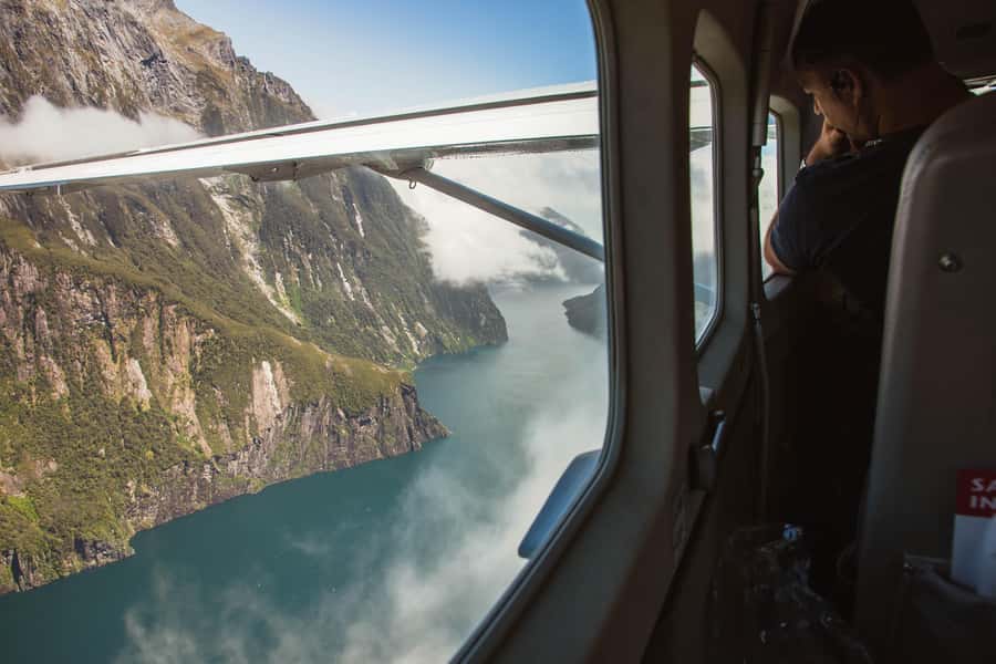 From Queenstown: Milford Sound Full-Day Trip by Plane & Boat - Return by plane: getting your last aerial fix over the Southern Alps and Wakatipu