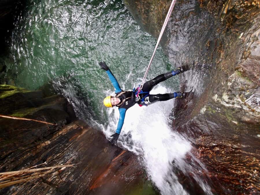 From Queenstown: Mount Aspiring Full-Day Canyoning Adventure - How the day runs, from Marine Parade to the canyon and back