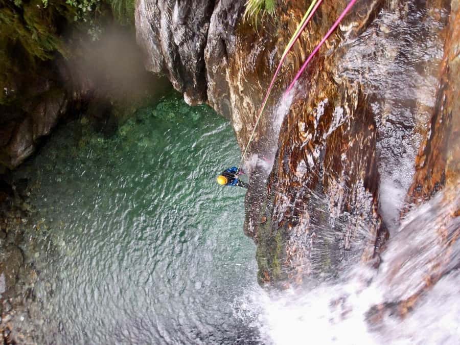 From Queenstown: Mount Aspiring Full-Day Canyoning Adventure - What you’ll do all day: climb, jump, abseil, swim, slide