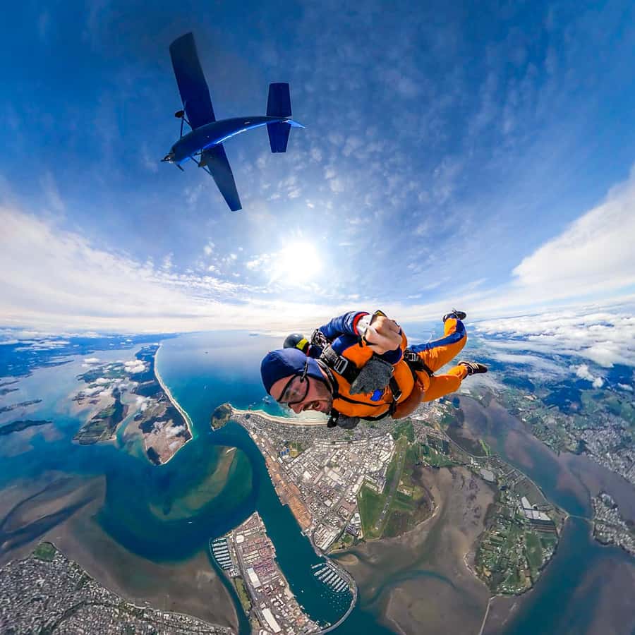 From Tauranga: Skydive over Mount Maunganui - First Look: Why This Tauranga and Mount Maunganui Skydiving Route Hits Different