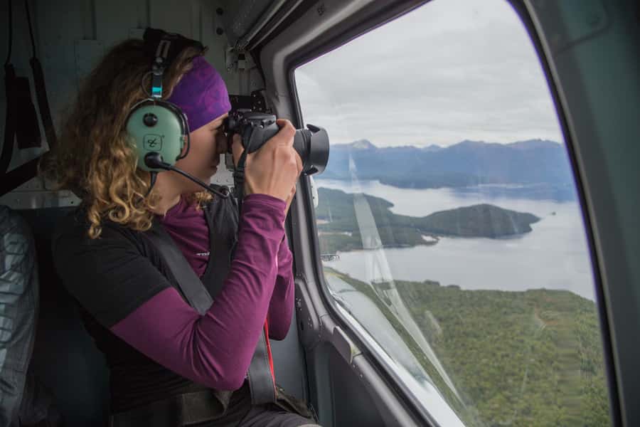 From Te Anau: Full Day Kepler Track Guided Heli-Hike - The Perissa Beach helicopter flight: the 15 minutes that set the tone